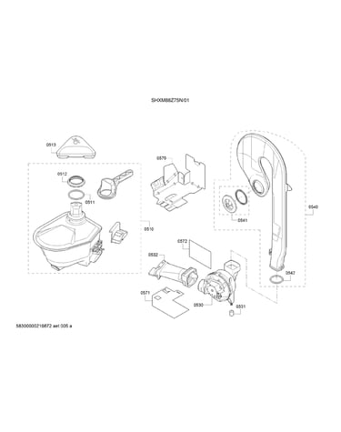 Container/fan/ventilation duct