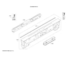 Bosch SHXM88Z75N/18 operating module/facia panel diagram