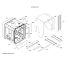 Bosch SHXM88Z75N/18 tub/trim diagram