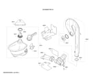 Bosch SHXM88Z75N/18 container/air duct/fan diagram