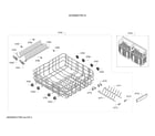 Bosch SHXM88Z75N/18 lower rack/cutlery basket diagram