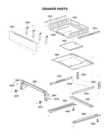 Drawer parts