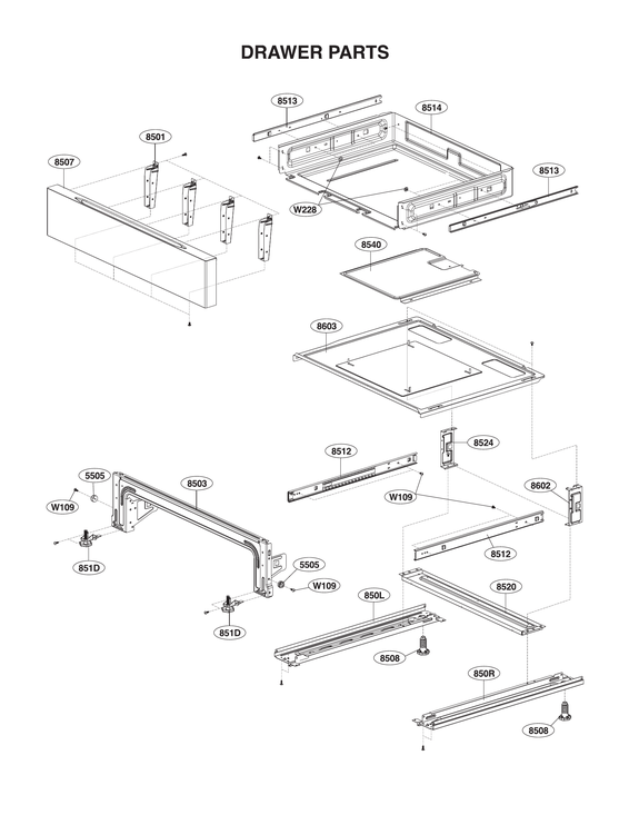 DRAWER PARTS