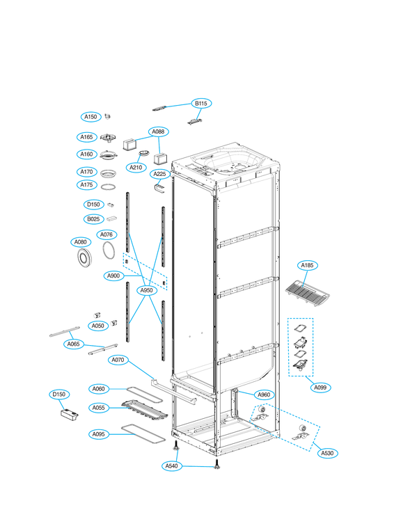 Grille & nozzle assy