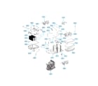 LG S3CW/00 generator & cycle assy diagram