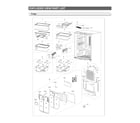 Samsung RF18HFENBSR/US-51 refrigerator parts diagram