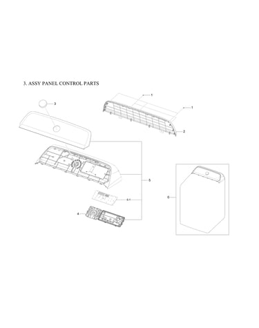 Control panel parts assy