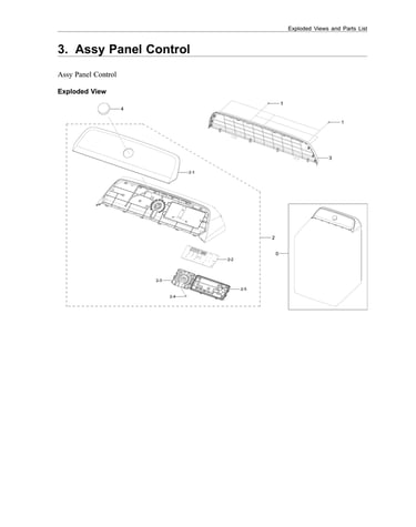 Control panel assy