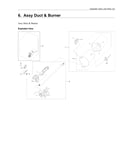 Duct & burner assy