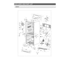 Samsung RF18HFENBSR/US-52 cabinet parts diagram