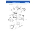 Samsung RF18HFENBSR/US-53 freezer compartment diagram
