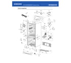 Samsung RF18HFENBSR/US-53 cabinet compartment diagram