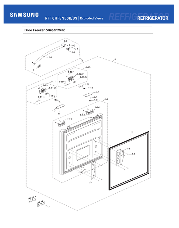 FREEZER DOOR COMPARTMENT