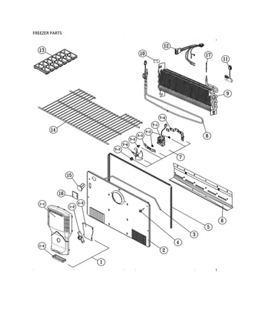 Freezer parts