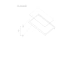 Kenmore 11161209715 1 full, 2 split glass shelf diagram