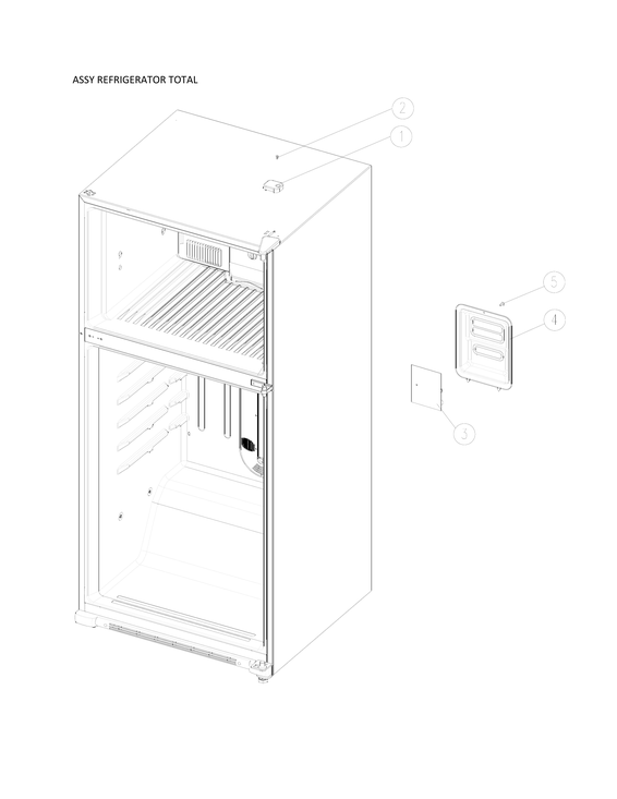 Assy refrigerator total