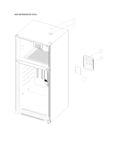Assy refrigerator total