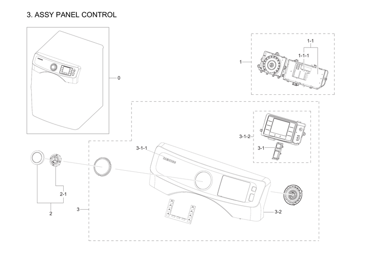Control panel assy