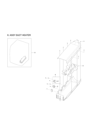 Heater duct assy