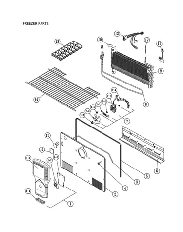 Freezer parts