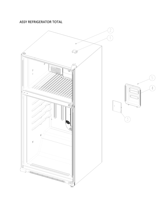 Assy refrigerator total