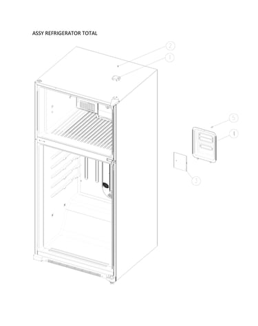 Assy refrigerator total