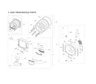 Samsung DVG55A7300E/A3-00 drum-module parts assy diagram