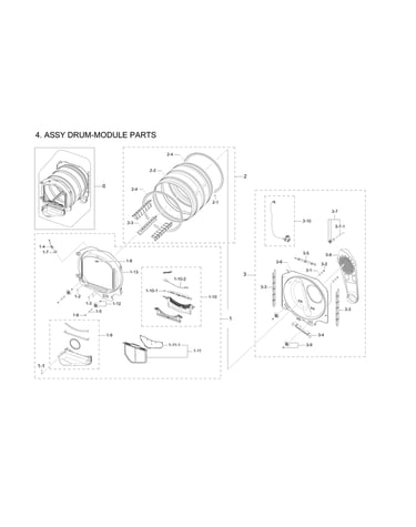 Drum-module parts assy