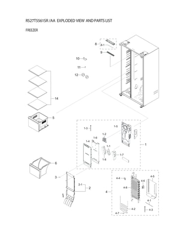 Freezer parts