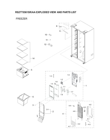 Freezer parts