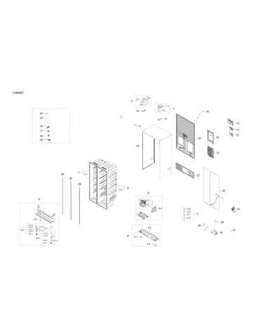 Cabinet parts