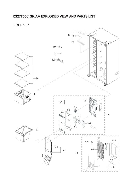 Freezer parts