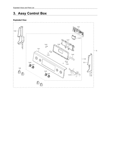 Control box assy