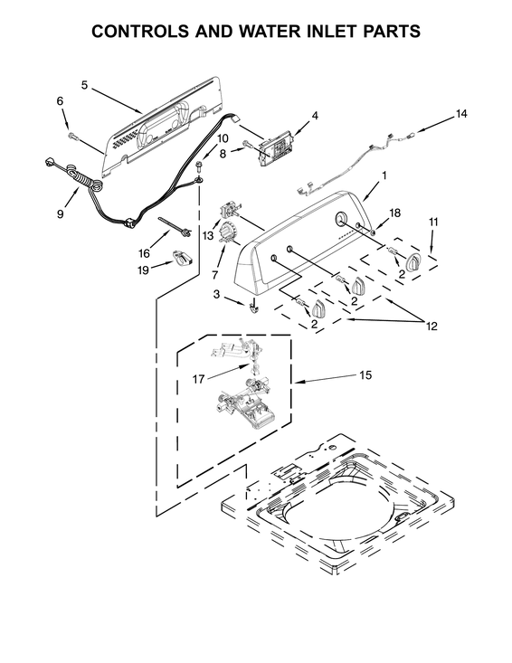 CONTROLS & WATER INLET PARTS