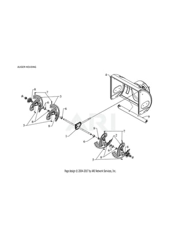Auger housing