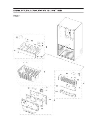 Freezer parts