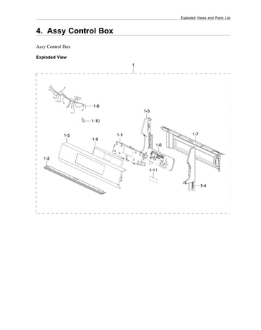 Control box assy