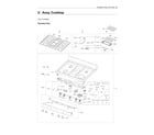Samsung NX60A6511SS/AA-01 cooktop assy diagram