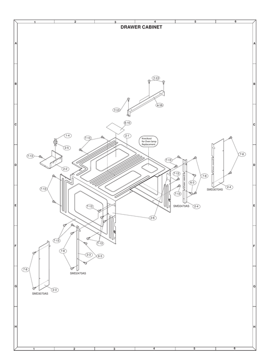 Sharp SMD2470ASYD built-in microwave Parts | Diagrams, Manuals ...