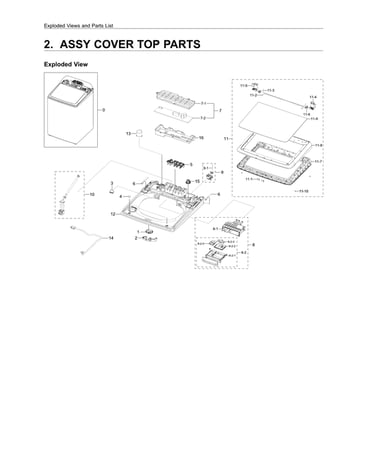 Top cover assy