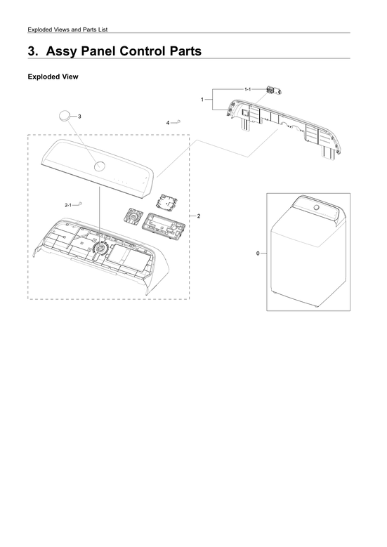 CONTROL PANEL ASSY