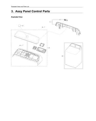 Control panel assy