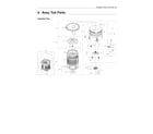 Samsung WA50R5400AV/US-51 tub assy diagram