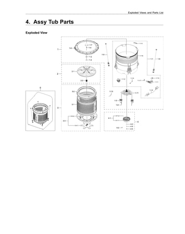 Tub assy