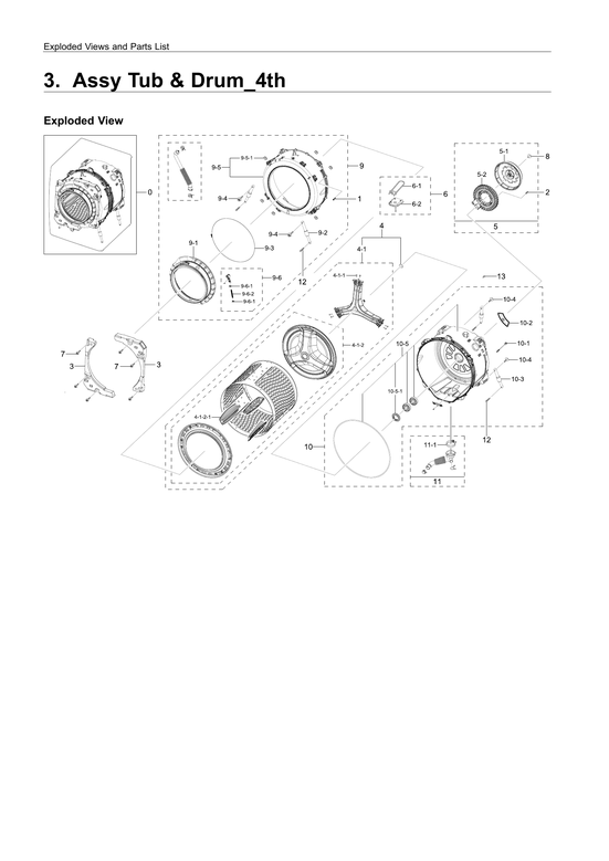 TUB & DRUM ASSY