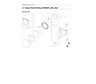 Samsung WF45R6100AC/US-01 front assy diagram