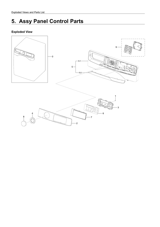 CONTROL PANEL ASSY