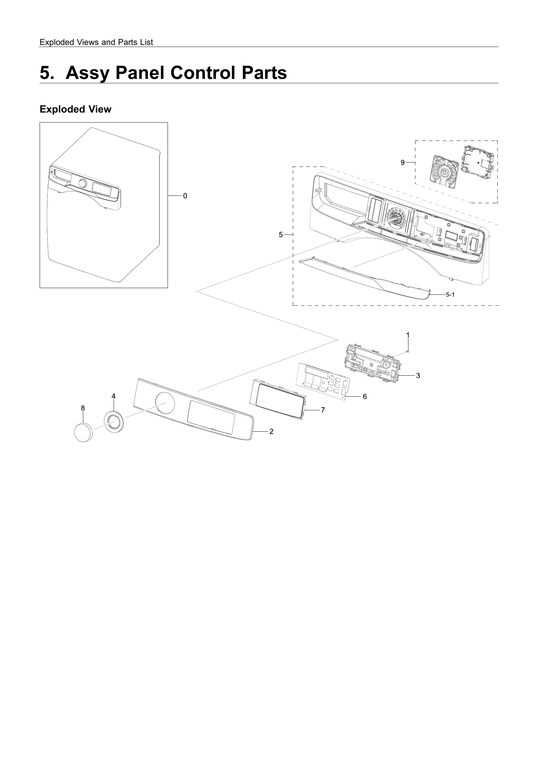 CONTROL PANEL ASSY