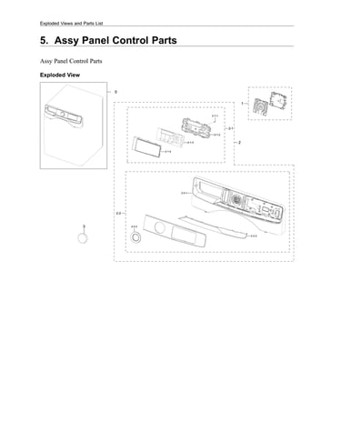 Control panel assy