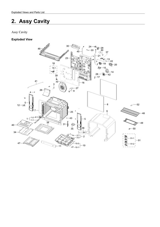 Cavity assy